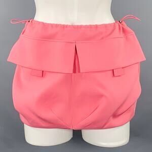 PRIVATE POLICY Size XS Pink Polyester Bubble Cargo Skirt